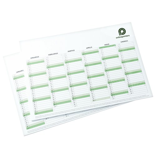 Calendriers annuel, A3 3